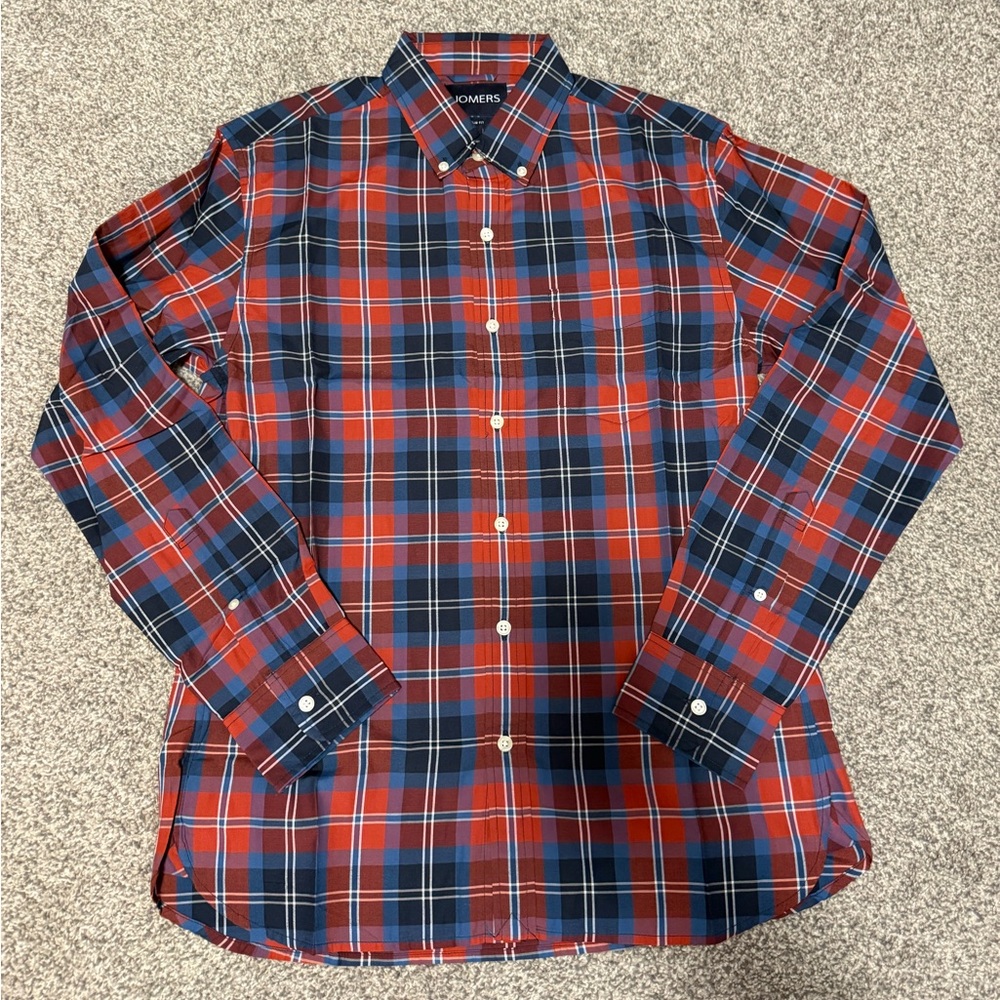 NWT Jomers Plaid Long Sleeve Shirt - Slim Fit